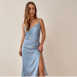 REFORMATION BRITTEN DRESS IN CORA SIZE M